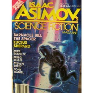 Isaac Asimov Science Fiction Magazine Volume 16 No 8 July 1992 Barnacle Bill the